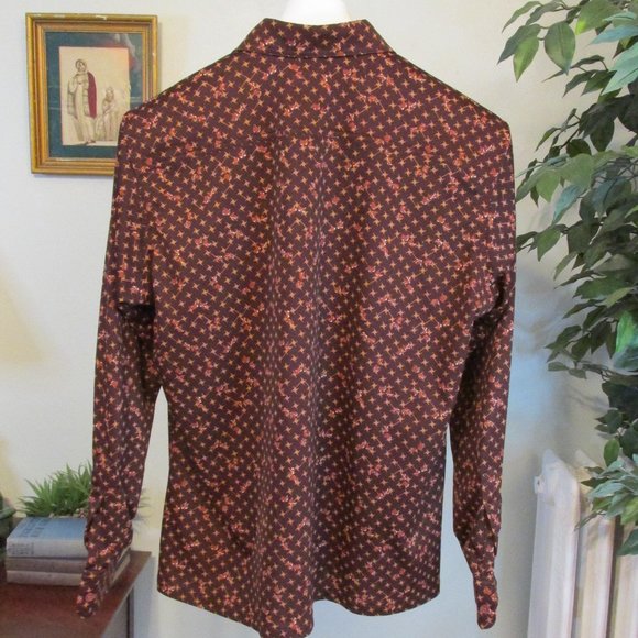 Vintage Men's 1960s Fox Button-down Shirt - Picture 4 of 8